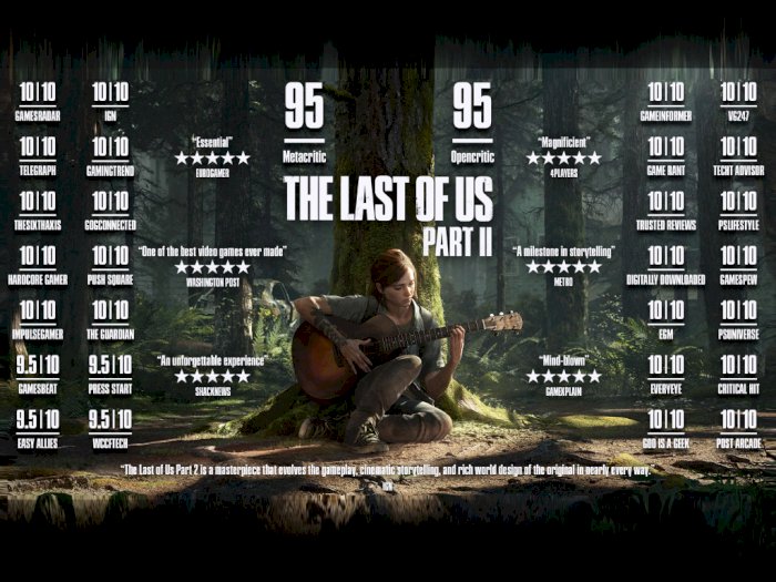 Dapat Banyak Review Bagus, The Last of Us Part II Jadi Calon GOTY Tahun Ini?