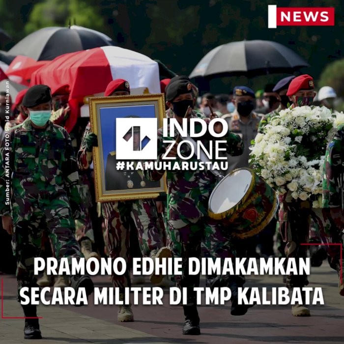 Pramono Edhie Dimakamkan Secara Militer di TMP Kalibata