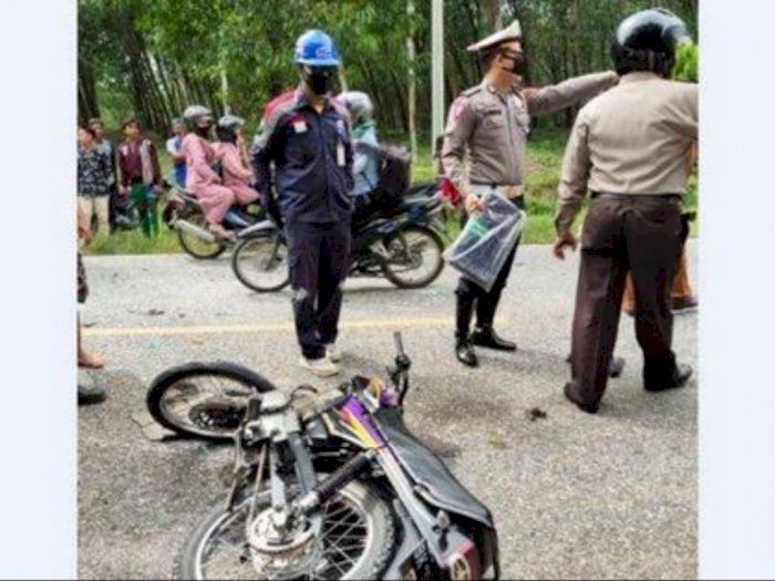 Tabrakan Maut di Simalungun, 2 Pemotor Tewas Dihantam Truk 