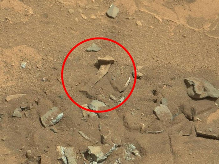 NASA Klarifikasi Hebohnya Foto Mirip Tulang Manusia di Planet Mars!