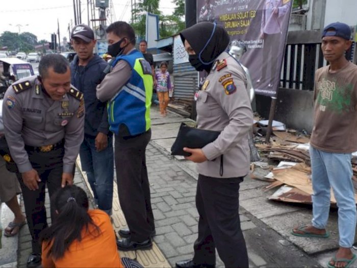 Pasutri di Medan Amplas Cekcok di Jalan, Polsek Patumbak Sampai Turun Tangan