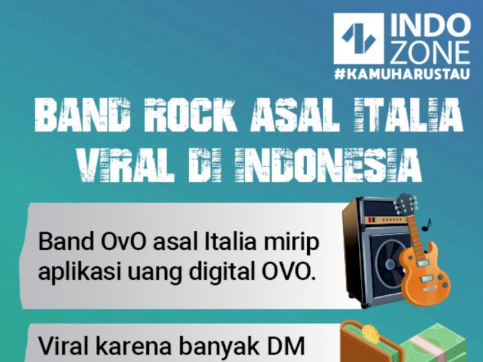 Band Rock Asal Italia Viral di Indonesia