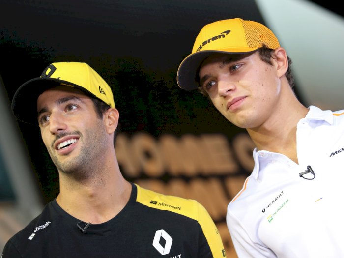 Hendak Mengenal Daniel Ricciardo, Lando Norris Minta Bantuan kepada Max Verstappen