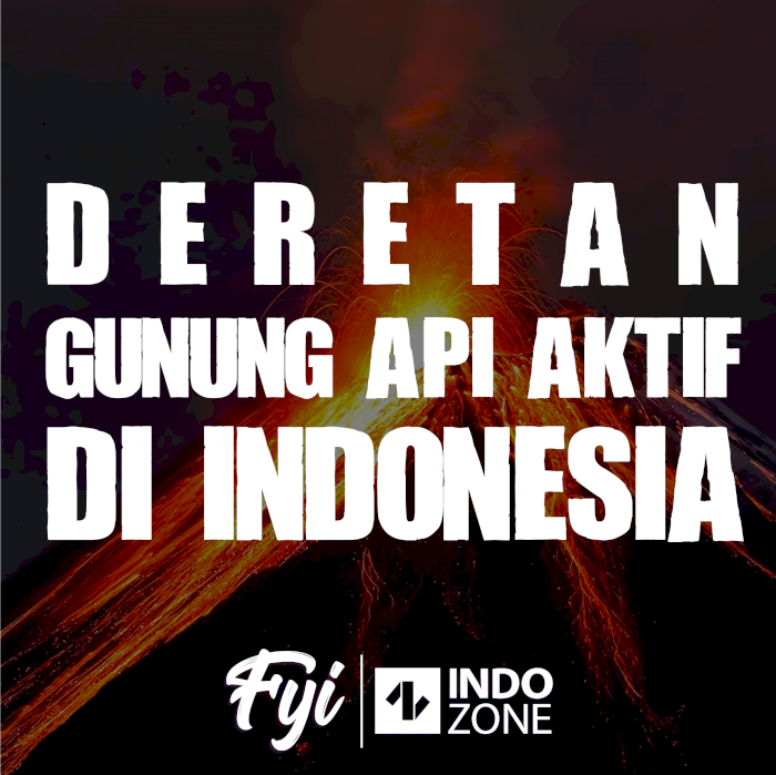 Deretan Gunung Api Aktif di Indonesia
