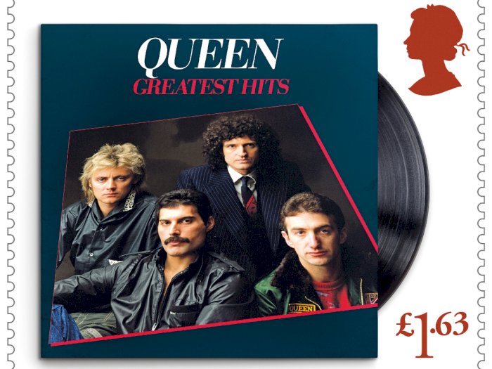 FOTO: Perangko Edisi Khusus Merayakan 50 Tahun Queen