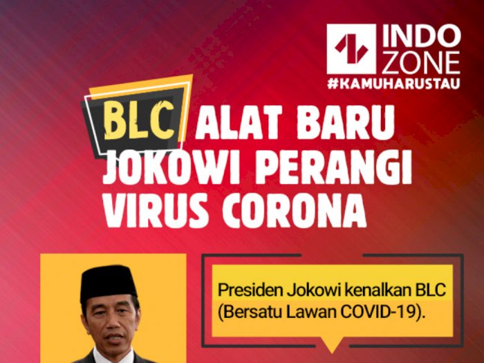 BLC, Alat Baru Jokowi Perangi Virus Corona