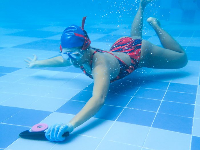 FOTO: Latihan Mandiri Atlet Underwater Hockey di Tengah Pandemi