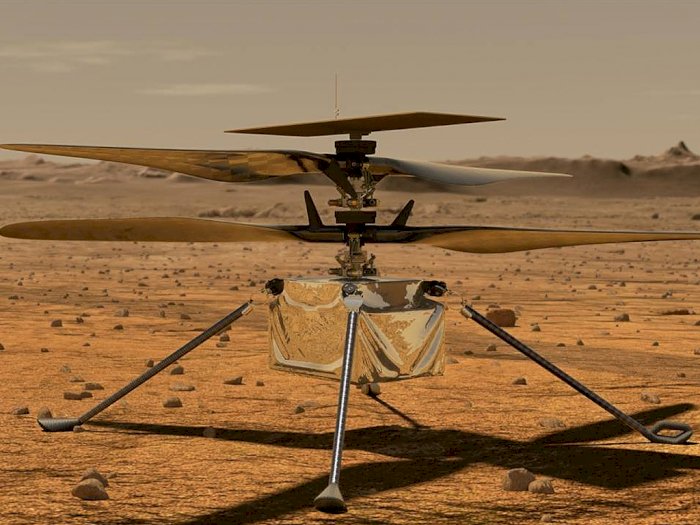 Seperti Ini Tampilan Helikopter NASA yang Bakal Terbang di Planet Mars!