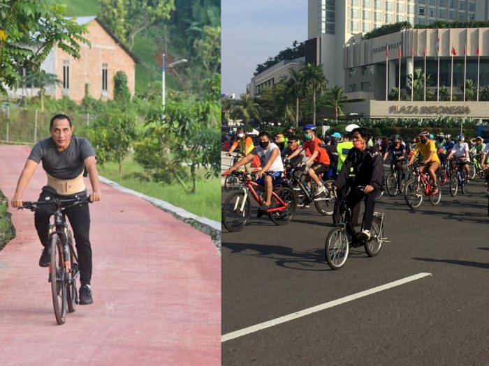 Heboh Tren Bersepeda di Jalan Ramai, Gubernur Sumut Edy Rahmayadi Beri Saran dan Tips