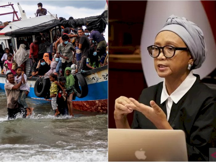 Soal Penyelamatan 99 Pengungsi Rohingya, Menlu Retno: Ini Dilandasi Prinsip Kemanusiaan