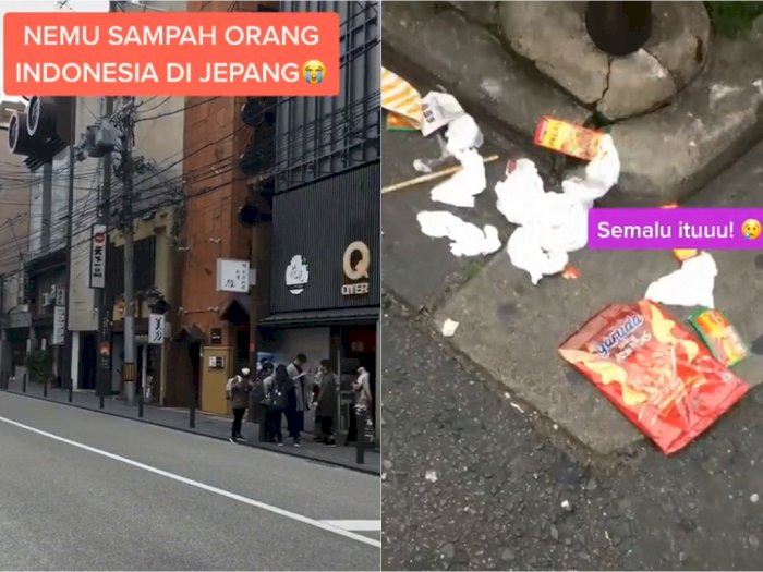 Malu! Ada Orang Indonesia Diduga Buang Sampah  Sembarangan di Jepang