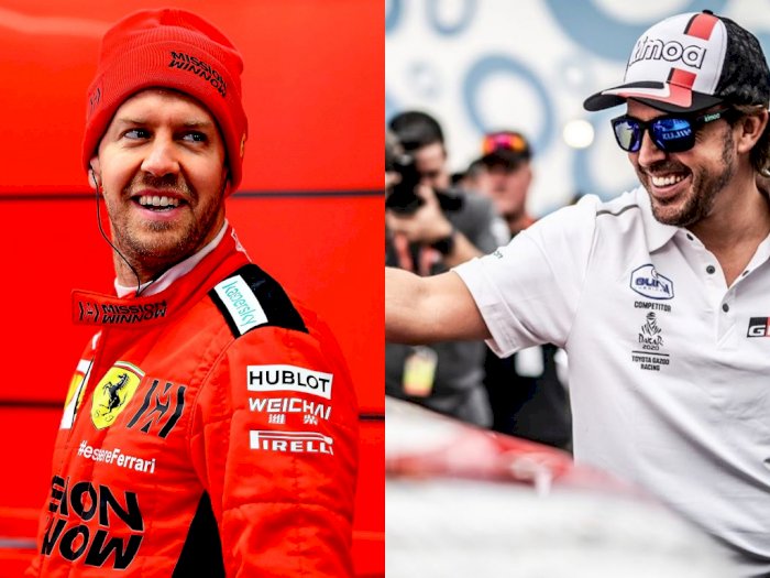 Panas! Sebastian Vettel dan Fernando Alonso 'Bersaing' untuk Kursi Pabrikan Aston Martin