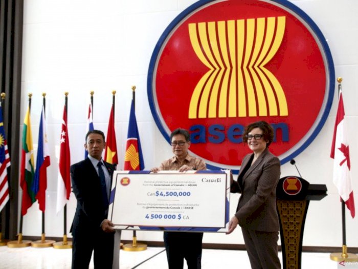 Pemerintah Kanada Salurkan 90 Ribu Masker Bedah Senilai Rp47,3 M ke ASEAN