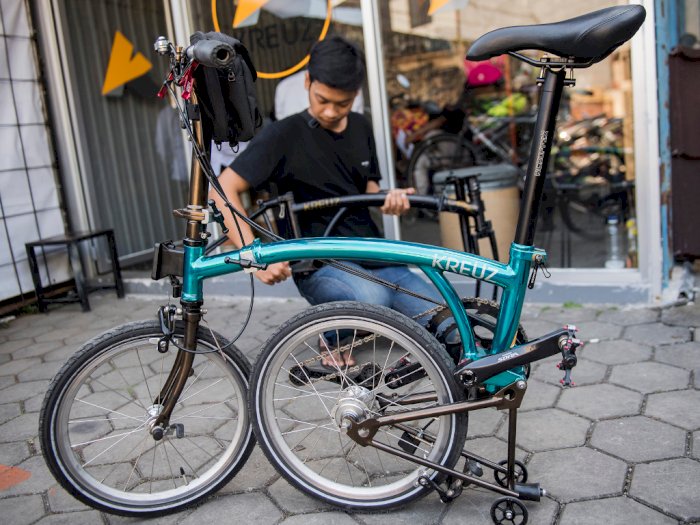 FOTO: Kreuz, Sepeda Lokal Rasa Brompton dari Bandung