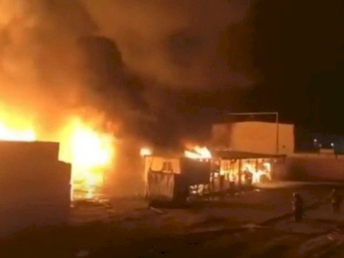 Duh! 3.000 Unit Mobil Baru Hangus Terbakar di Kuwait