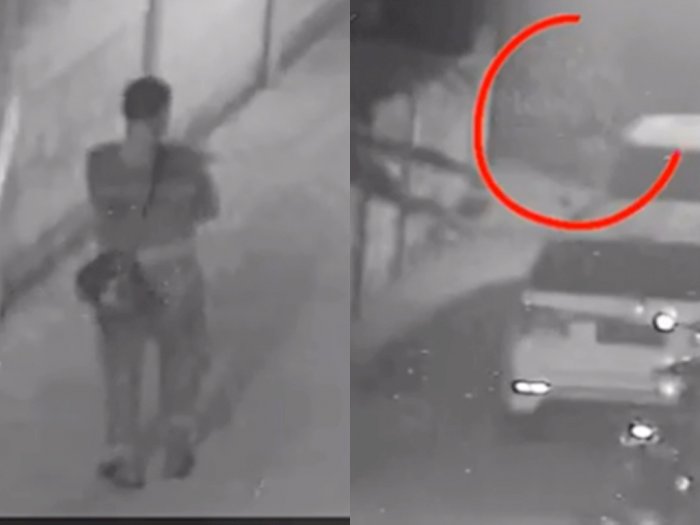Video Rekaman CCTV saat Mobil Alphard Via Vallen Dibakar, Pelaku Lari ke Sawah
