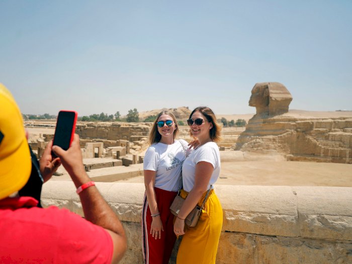 FOTO: Wisata Piramida Giza di Mesir Kembali Dibuka