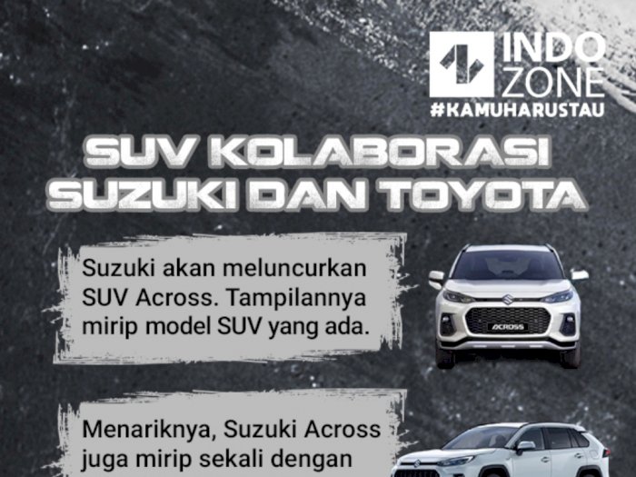 SUV Kolaborasi Suzuki dan Toyota