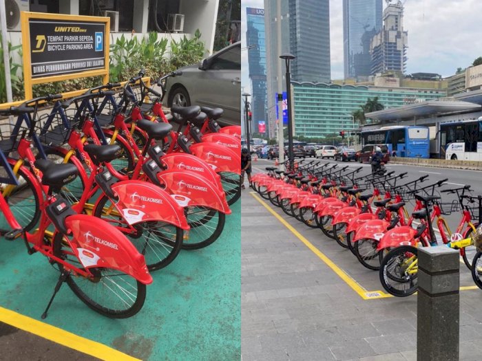 Wah! Layanan Bike Sharing Sudah Hadir di Kota Jakarta