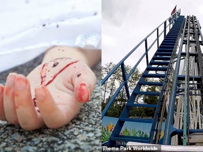 Perempuan Tewas saat Rayakan Ulang Tahun Anaknya Setelah Jatuh dari Rollercoaster