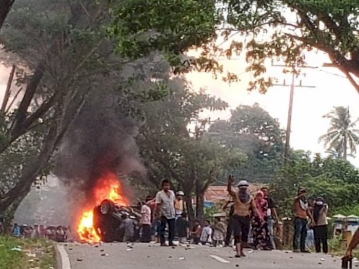 Kerusuhan BLT di Madina, Polisi Tetapkan 17 Orang Tersangka