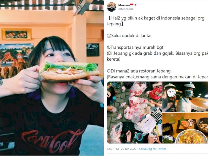 Gadis Jepang Ini Ungkap Kebiasaan Warga Indonesia, Kaget karena Suka Duduk di Lantai