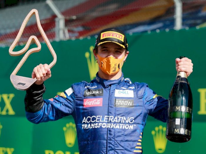 Kunci Podium di F1 Austria, Lando Norris Menjadi Pembalap Termuda Ke-3 yang Raih Podium F1