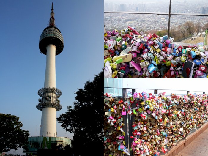 Ritual Memasang Gembok Cinta di Menara Namsan Seoul