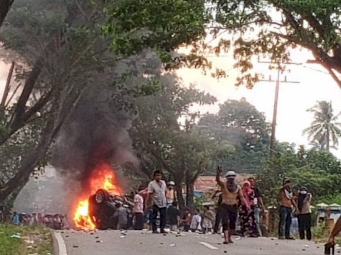 Pasca Kerusuhan di Madina, Warga Takut Pulang ke Rumah
