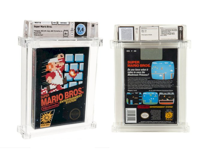 Game Fisik Super Mario Bros untuk Console NES Terjual Seharga Rp1,6 Miliar!