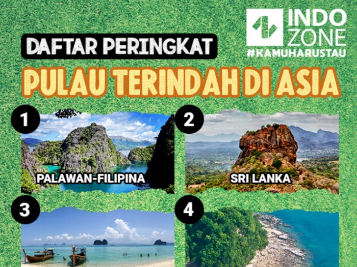 Daftar Peringkat Pulau Terindah di Asia
