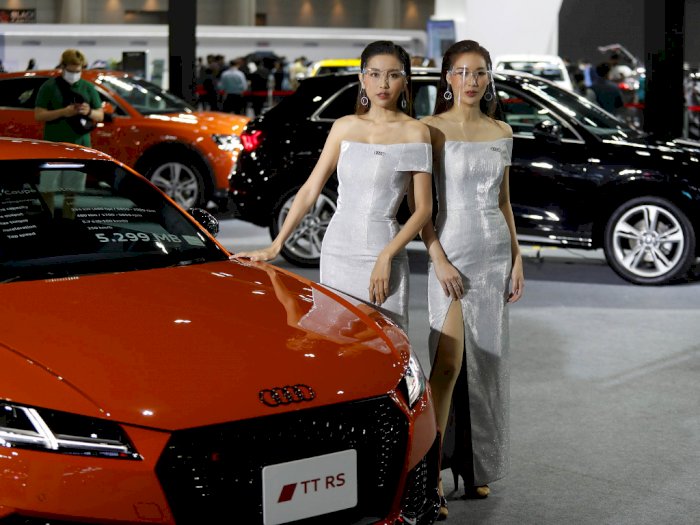 FOTO: Pesona Model Cantik di Bangkok International Motor Show 2020