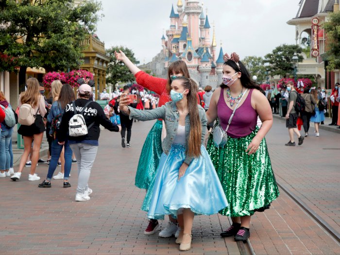 Taman Disneyland di Paris Dibuka Lagi, Pengunjung Wajib Pakai Masker dan Jaga Jarak