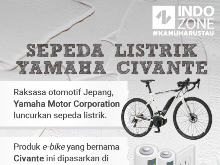 Sepeda Listrik Yamaha Civante