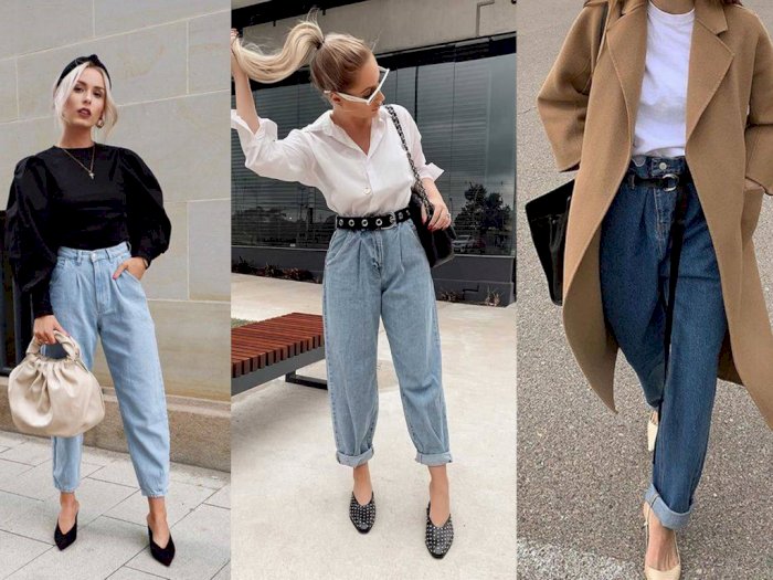 Inspirasi OOTD ke Kantor dengan Celana Boyfriend Jeans | Indozone.id