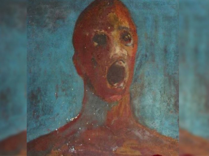 Lukisan dari Darah Sang Pelukis ‘The Anguished Man' 