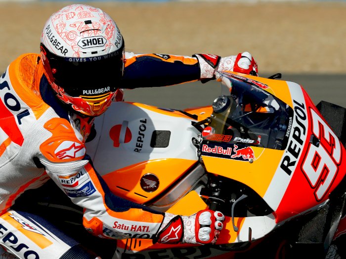 Terjatuh Saat Balapan di MotoGP Spanyol Marc Marquez Jalani Perawatan Intensif