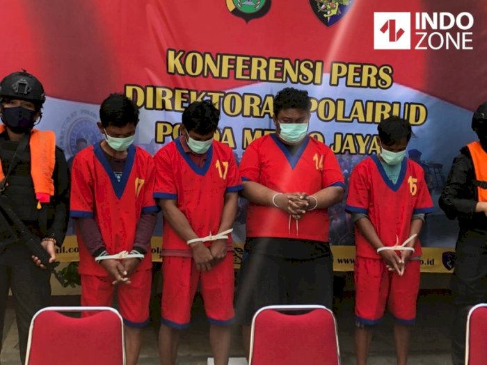 Perompak yang Resahkan Nelayan di Laut Jakarta Ditangkap Polisi