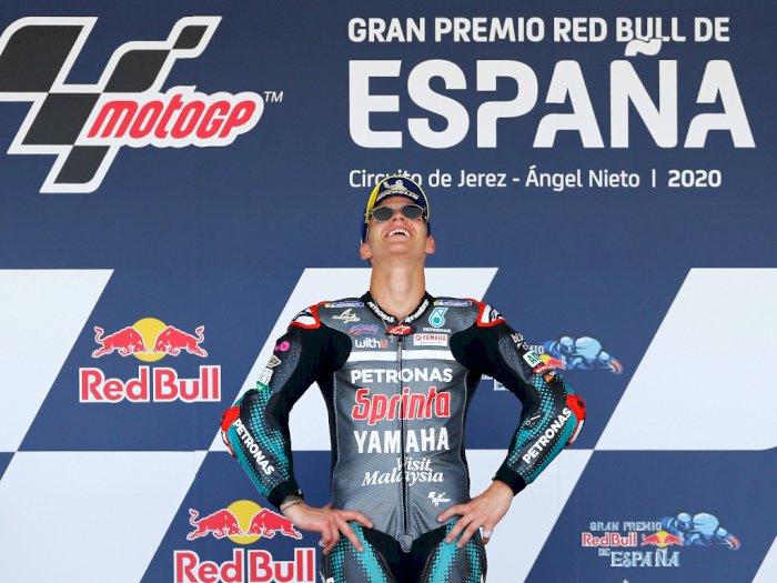 FOTO: Fabio Quartararo Juara Seri Pembuka MotoGP Spanyol 2020