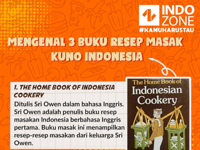 Mengenal Buku Resep Masak Kuno Indonesia Indozone Id