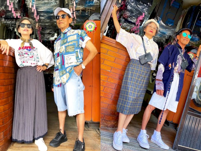 Meski Berusia 80 Tahun, Pasangan Lansia di Taiwan Ini Tampil Modis, Netizen: So Sweet!