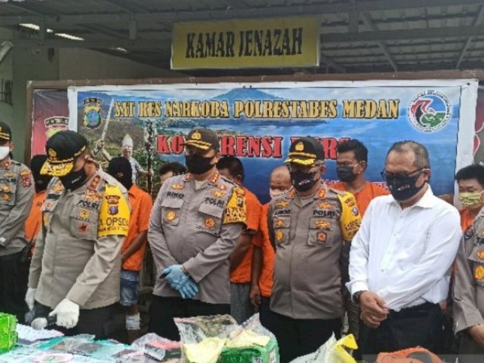 Polisi Medan Bongkar Sindikat Baru Peredaran  Narkotika Aceh-Medan-Surabaya