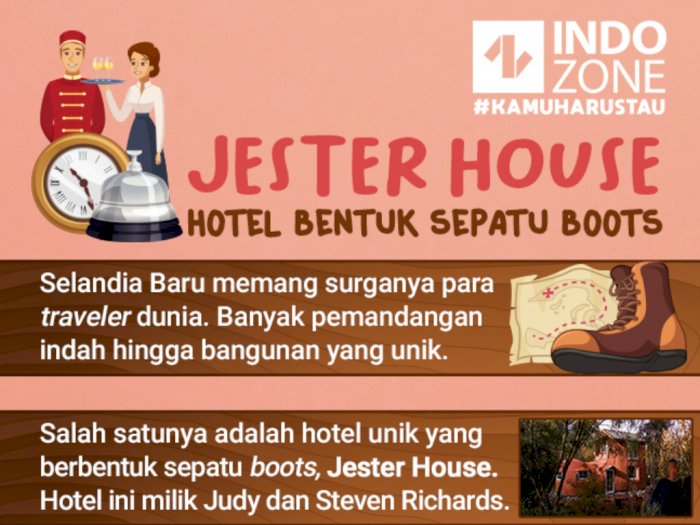 Jester House, Hotel Bentuk Sepatu Boots