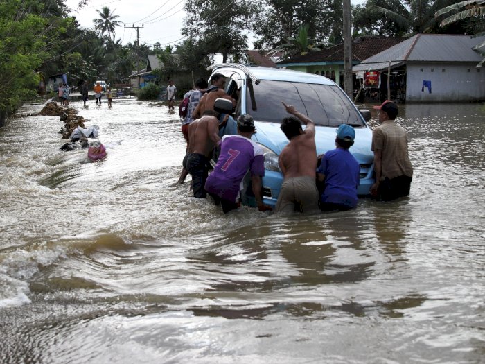 FOTO: Banjir Rendam 18 Kecamatan di Konawe, Sulawesi Tenggara