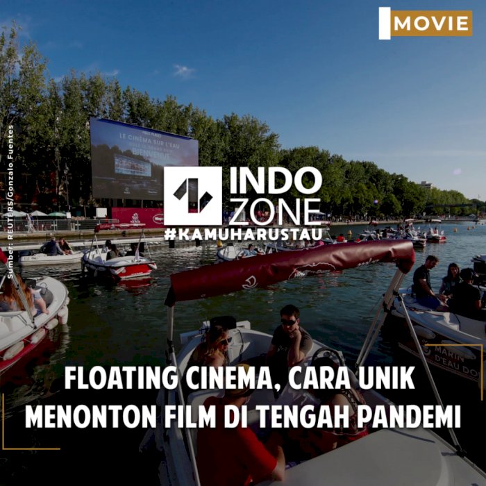 Floating Cinema, Cara Unik Menonton Film di Tengah Pandemi