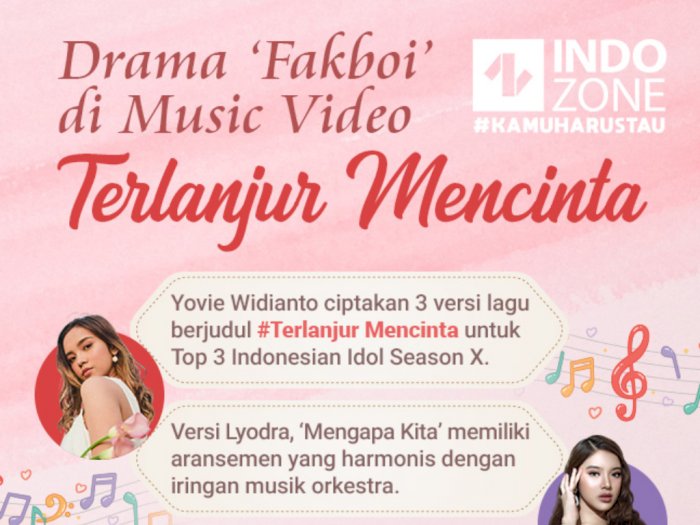 Drama 'Fakboi' di Music Video Terlanjur Mencinta