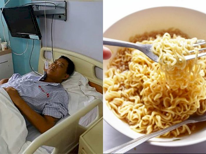 Pria Ini Menderita 16 Penyakit karena Keseringan Begadang dan Makan Mie Instan