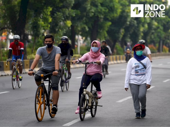 Minggu Pagi Ini, Pesepeda Masih Dominasi Sejumlah Wilayah di Jakarta