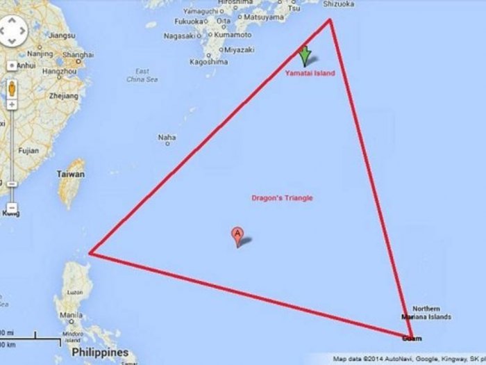 Misteri Dragon Triangle, Segitiga Bermuda Versi Samudra Pasifik 