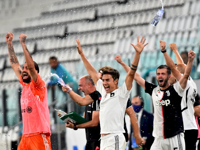 FOTO: Juventus Raih Scudetto Setelah Kalahkan Sampdoria 2-0